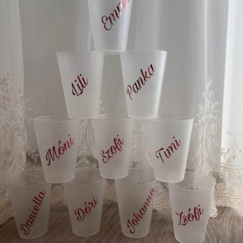 Repohár a lánybúcsúra, legénybúcsúra és köszönőajándék a vendégeknek.