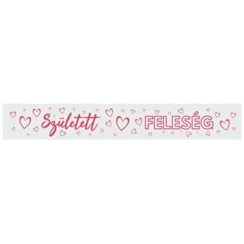 Született feleség vállszalag