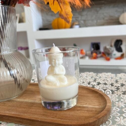 Budha formájú relaxgyertya