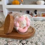 Szójaviaszból készült desszertgyertya