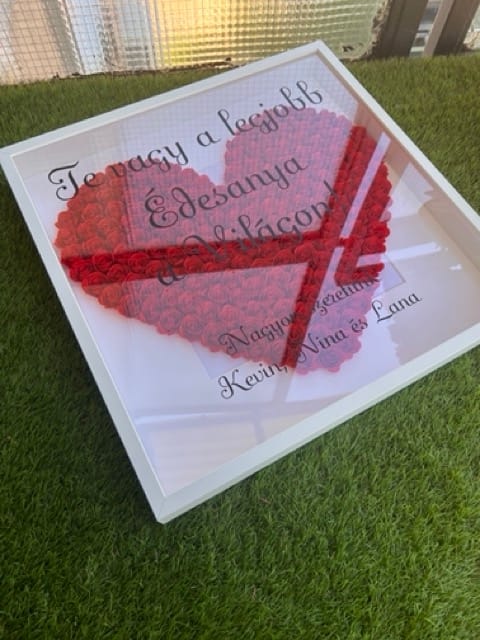 Örök rózsa box Anyák napjára 50x50 - Image 4