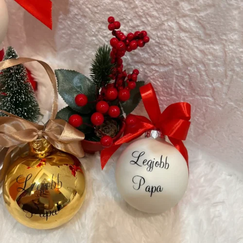 legjobb-papa-feliratos-karácsonyfadísz-3