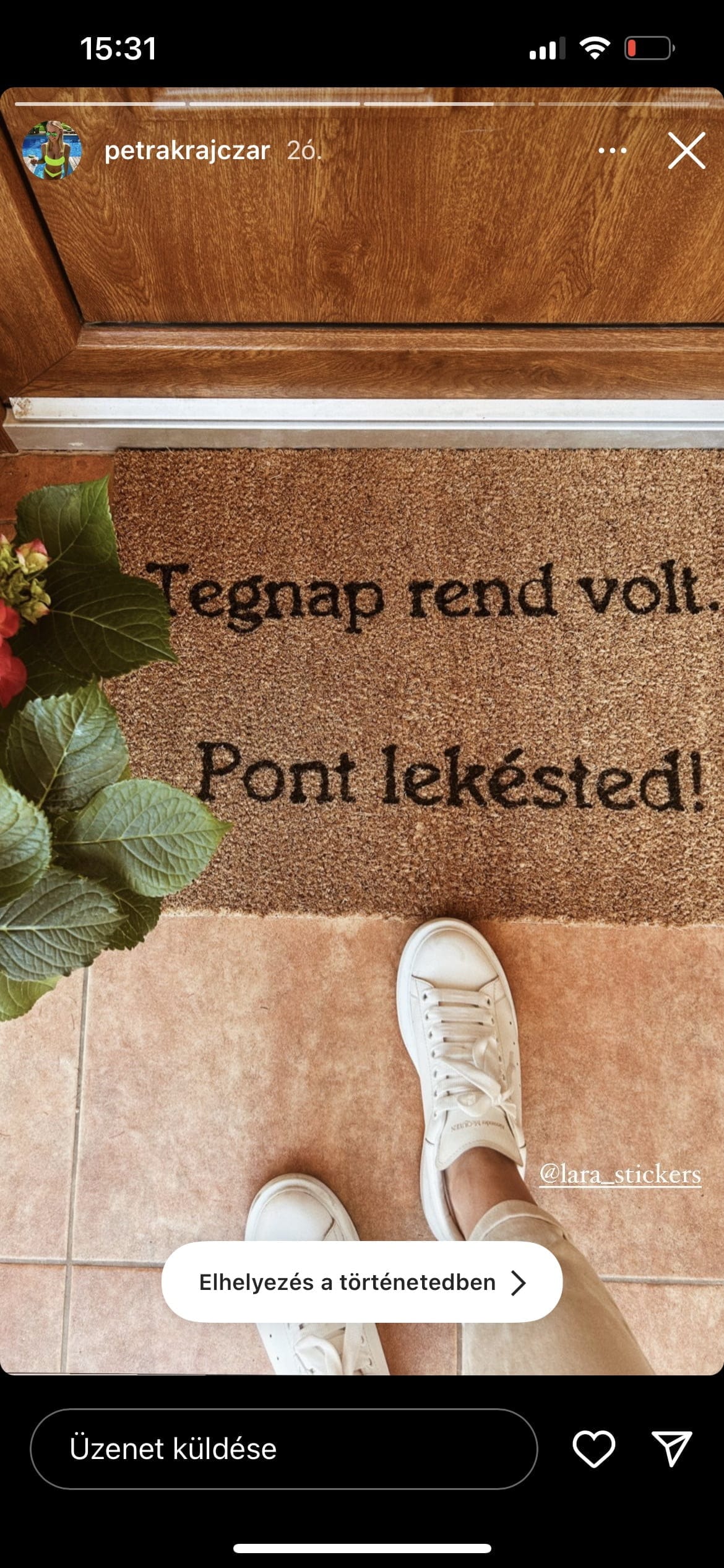 Rend volt... lábtörlő - Image 2