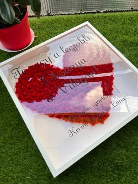 Örök rózsa box Anyák napjára 50x50 - Image 3