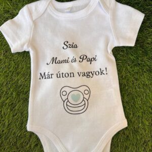 Baba bejelentő body nagyszülőknek