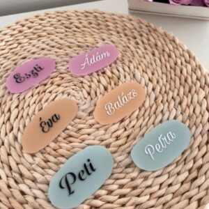 2in1 plexi ültetőkártya és köszönőajándék keresztnévvel