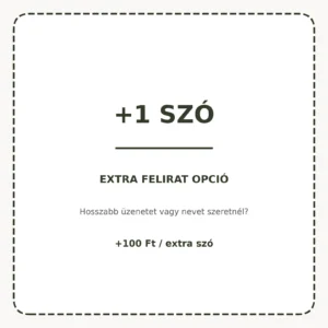 +1 darab plusz szó a karácsonyfadíszre